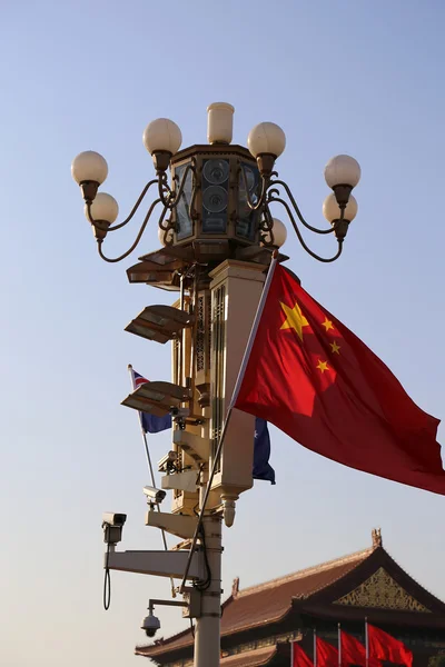 Tiananmen-plein--is een grote stadsplein in het centrum van beijing, china — Stockfoto