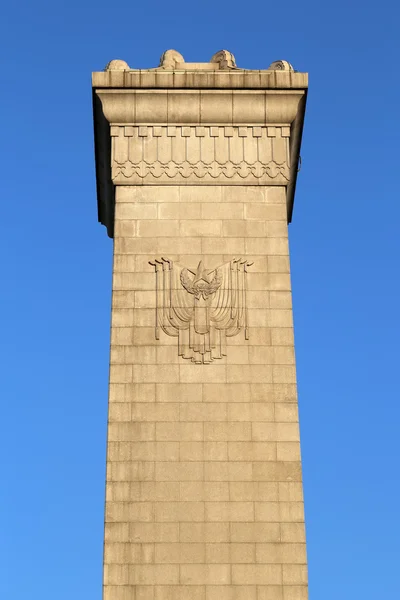 Monument to the People's Heroes at the Tiananmen Square, Beijing, China — Stock Photo, Image