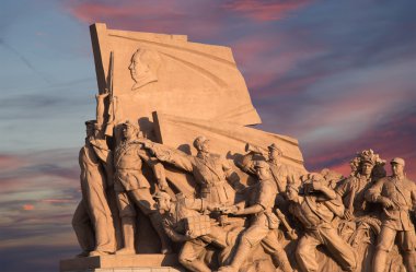 devrimci heykel tiananmen Meydanı Pekin'de, Çin