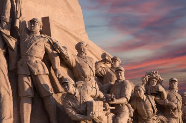 devrimci heykel tiananmen Meydanı Pekin'de, Çin