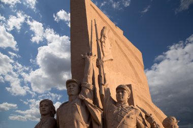 devrimci heykel tiananmen Meydanı Pekin'de, Çin