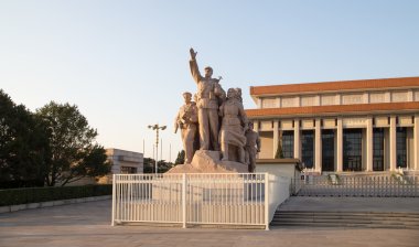 devrimci heykel tiananmen Meydanı Pekin'de, Çin