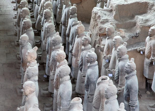 Qin-dynastie terracotta leger, xian (sian), china — Stockfoto