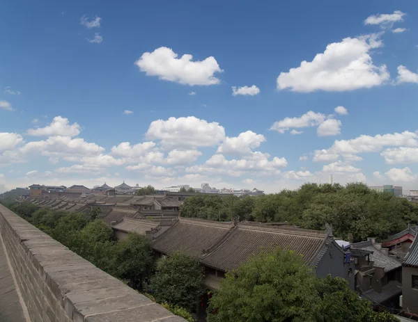 Vista da cidade de Xian (Sian, Xi 'an), província de Shaanxi, China — Fotografia de Stock