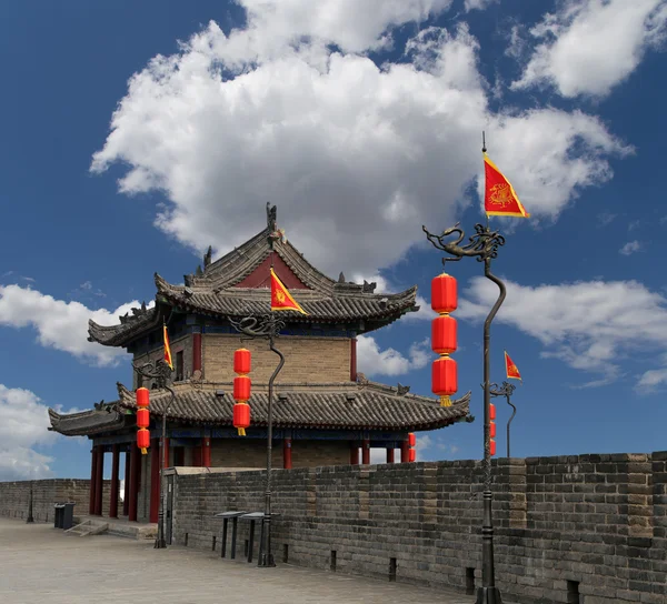 Befästningar av xian (sian, xi'an) en gammal huvudstad i Kina — Stockfoto