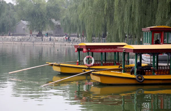 Beihai Park est un jardin impérial au nord-ouest de la Cité Interdite à Pékin — Photo