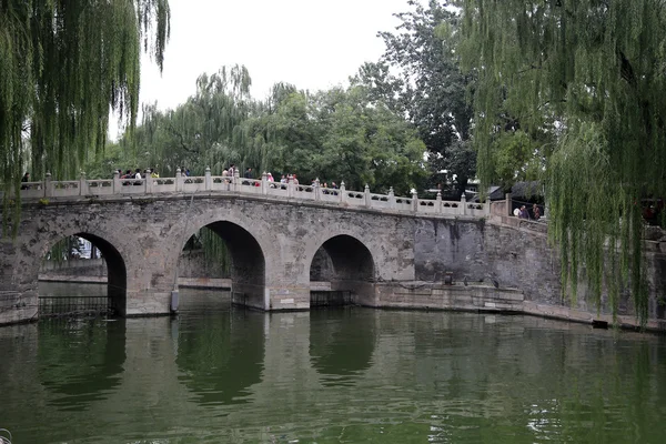 Beihai Park - er en keiserlig hage nordvest for Den forbudte by i Beijing. – stockfoto