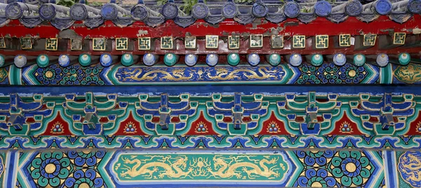 Templo del Cielo (Altar del Cielo) - - Dentro del Salón de Oración por las Buenas Cosechas, Beijing, China —  Fotos de Stock