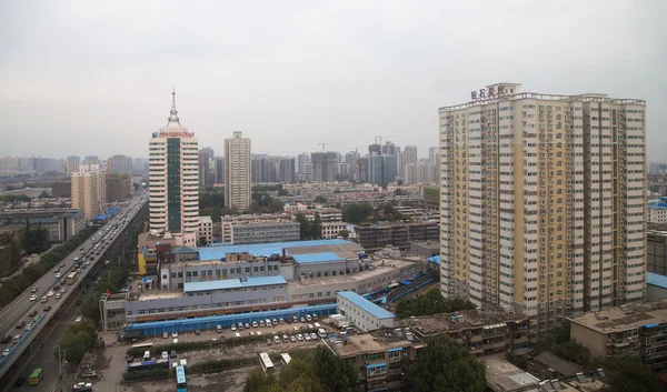 Vista da cidade de Xian (Sian, Xi 'an), província de Shaanxi, China — Fotografia de Stock