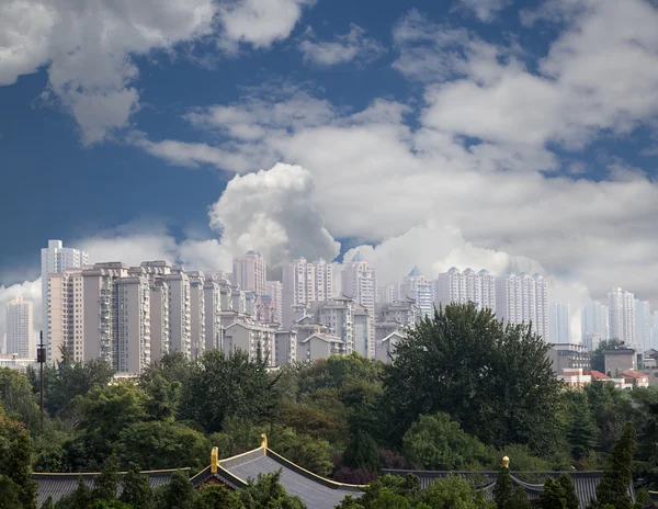 View of the city of Xian (Sian, Xi'an), Shaanxi province, China — Stock Photo, Image