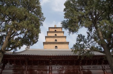 Dev Vahşi kaz Pagodası (büyük vahşi kaz Pagodası), Güney xian (sian, xi'an bulunan bir Budist pagoda olduğunu)