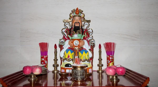 Dharmapala (protector of dharma), Buddhist temple in Beijing, China. — Stock Photo, Image