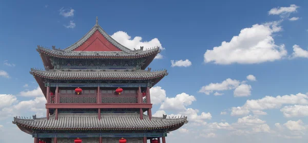 Крепости Сианя (Сиань, Сиань) древней столицы Китая — стоковое фото