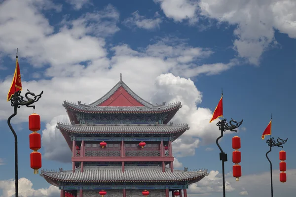 Befästningar av xian (sian, xi'an) en gammal huvudstad i Kina — Stockfoto
