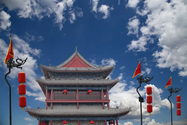 Fortifications de Xian (Sian, Xi'an) une ancienne capitale de la Chine — Photo