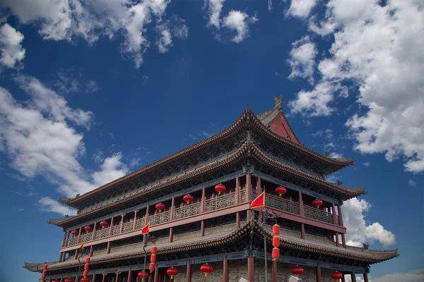 Befästningar av xian (sian, xi'an) en gammal huvudstad i Kina — Stockfoto