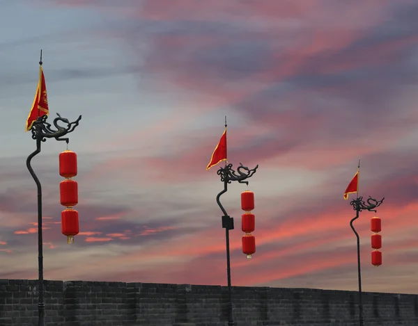 Οχυρώσεις του xian (sian, xi'an) μια αρχαία πρωτεύουσα της Κίνας — Φωτογραφία Αρχείου