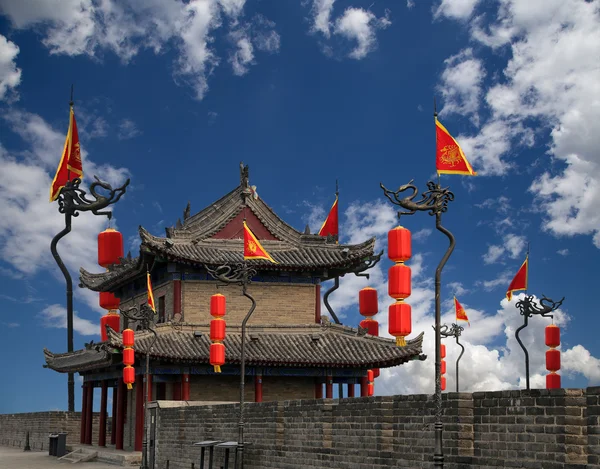 防御工事的仙仙西安） 古代中国的首都 — 图库照片