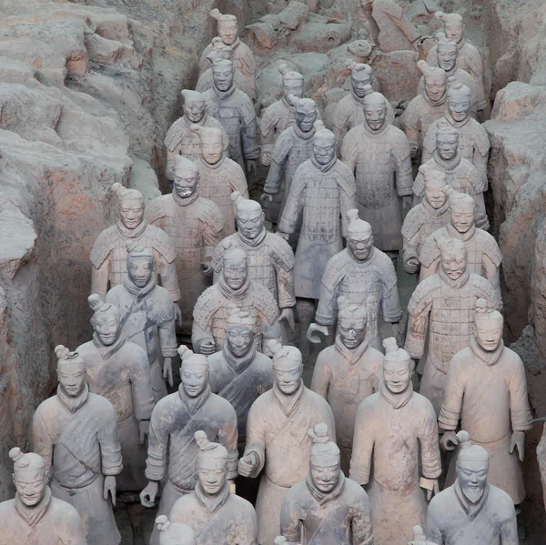 Qin dynasty Terracotta Army, Xian (Sian), China — Stock Image Qin dynasty Terracotta Army, Xian (Sian), China Stock Image