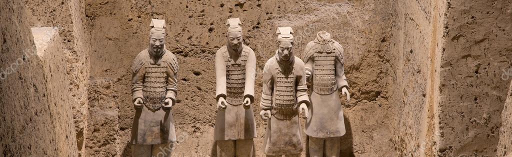 Qin dynasty Terracotta Army, Xian (Sian), China — Stock Image Qin dynasty Terracotta Army, Xian (Sian), China Stock Picture