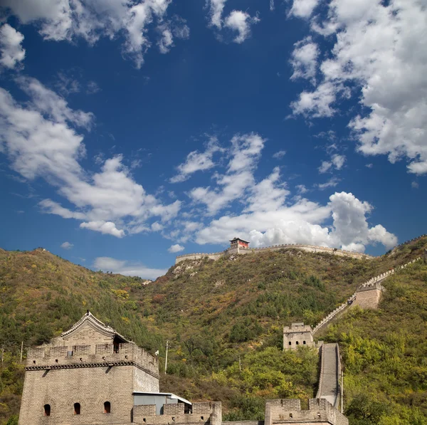 Große Mauer aus China, nördlich von Peking — Stockfoto