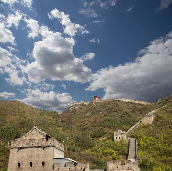 Große Mauer aus China, nördlich von Peking — Stockfoto