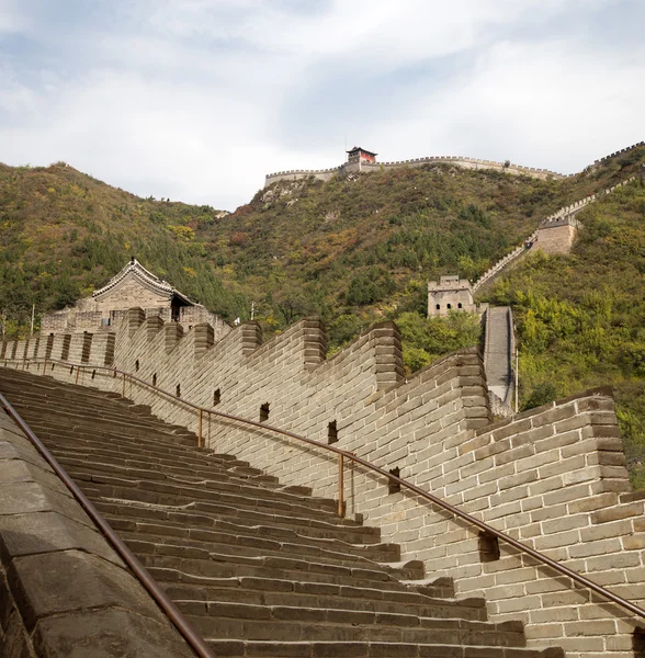 Wielki Mur Chiński, na północ od Pekinu — Zdjęcie stockowe