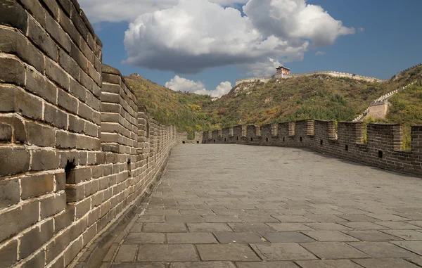 Великая Китайская стена, к северу от Пекина — стоковое фото