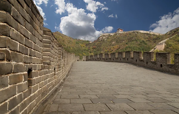 Wielki Mur Chiński, na północ od Pekinu — Zdjęcie stockowe