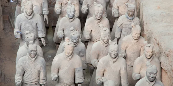 Qin dynastie Terakotová armáda, xian (sian), Čína — Stock fotografie