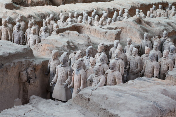 Qin dynasty Terracotta Army, Xian (Sian), China