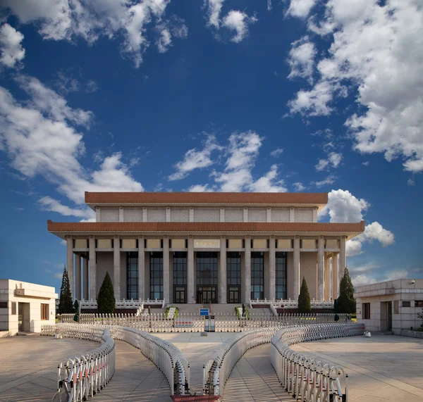 Mausoleum von Mao Zedong, Platz des Himmlischen Friedens, Peking, China — Stockfoto