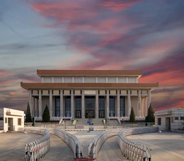 Mausoleo de Mao Zedong, Plaza Tiananmen, Pekín, China — Foto de Stock