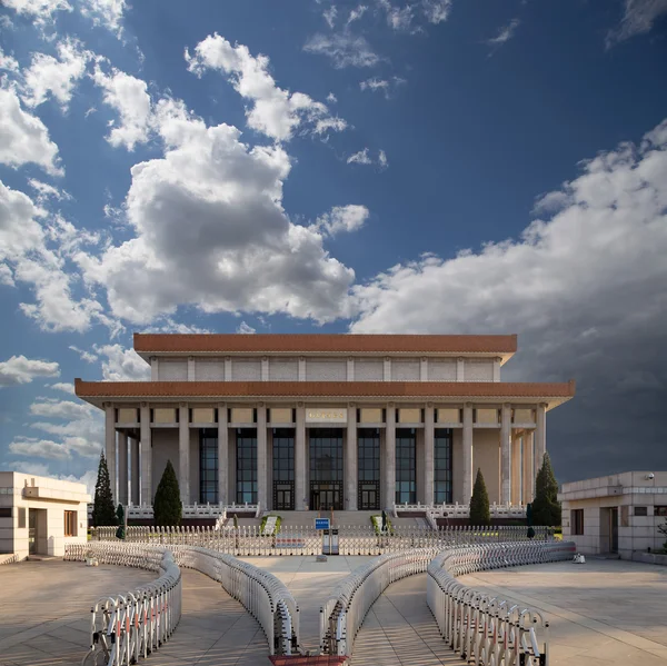 Mausoleum von Mao Zedong, Platz des Himmlischen Friedens, Peking, China — Stockfoto