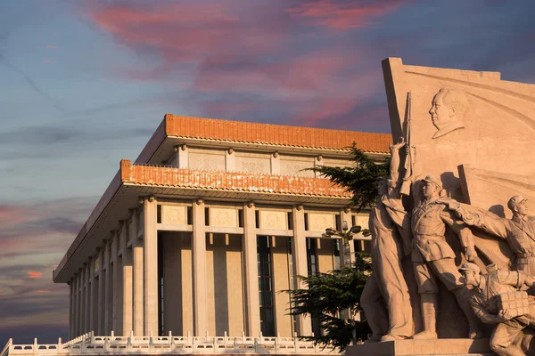 Mao zedong, tiananmen Meydanı, Pekin, Çin'in Türbesi — Stok fotoğraf