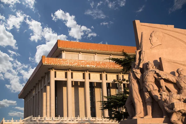 Mausoleum von Mao Zedong, Platz des Himmlischen Friedens, Peking, China — Stockfoto