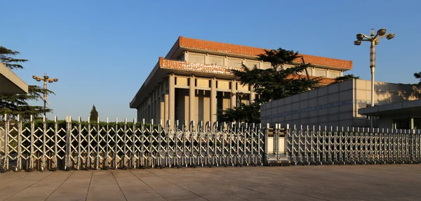 Mausoleum af Mao Zedong, Den Himmelske Freds Plads, Beijing, Kina - Stock-foto