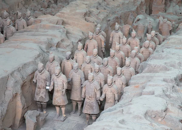 Qin dynasty Terracotta Army, Xian (Sian), China — Stock Image Qin dynasty Terracotta Army, Xian (Sian), China Stock Image