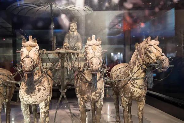 Qin dynasty Terracotta Army, Xian (Sian), China — Stock Image Qin dynasty Terracotta Army, Xian (Sian), China Royalty Free Stock Images