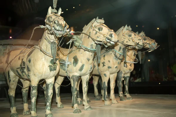 Qin dynasty Terracotta Army, Xian (Sian), China — Stock Image Qin dynasty Terracotta Army, Xian (Sian), China Royalty Free Stock Photos