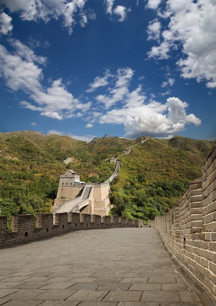 Kinesiska muren, norr om Peking — Stockfoto