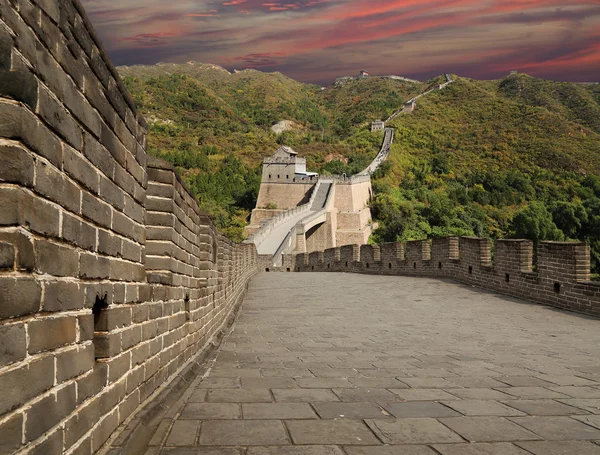 Grote muur van china, ten noorden van Peking — Stockfoto