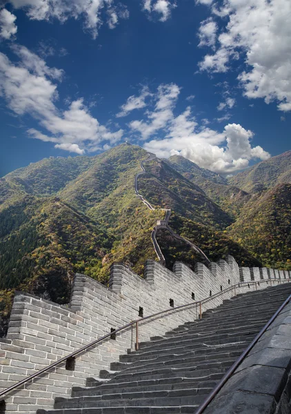 Grande Muralha da China, a norte de Pequim — Fotografia de Stock