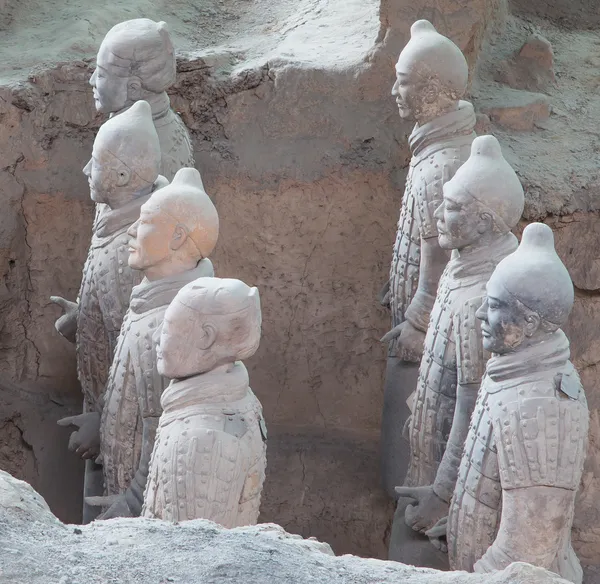 Dinastía Qin Ejército de Terracota, Xian (Sian), China — Foto de Stock