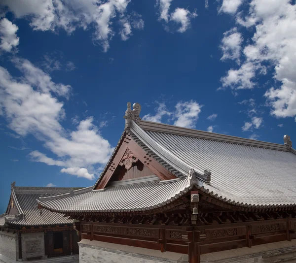 Na území obří divoké husy pagoda nebo velké divoké husy pagoda je buddhistická pagoda v jižním xian (sian, xi'an), shaanxi provincie, Čína — Stock fotografie