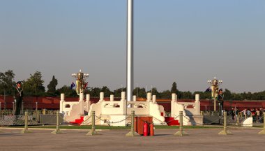 Tiananmen Meydanı... bu büyük şehir Meydanı Merkezi Pekin, Çin