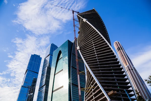 Wolkenkrabbers van het International Business Center (stad), Moskou, Rusland — Stockfoto