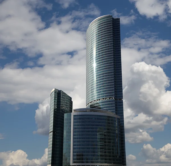 Небоскрёбы Международного бизнес-центра (г. Москва, Россия) — стоковое фото