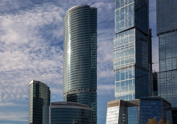 Skyskrapor i International Business Center (stad), Moskva, Ryssland — Stockfoto