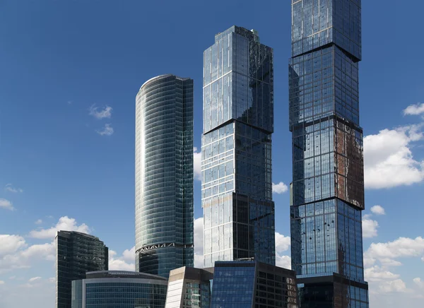 Wieżowce International Business Center (miasto), Moskwa, Rosja — Zdjęcie stockowe